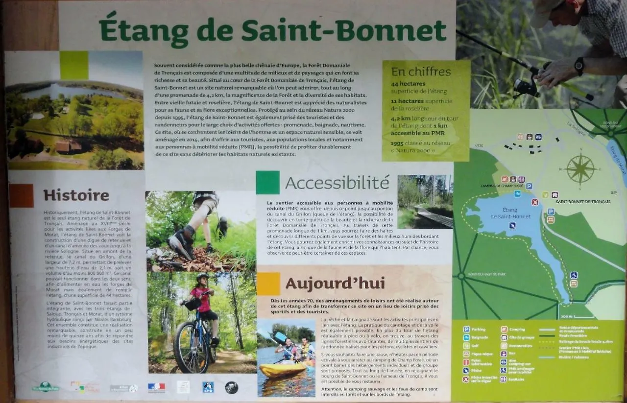 L'Oree Des Chenes Hotel Saint-Bonnet-Troncais Guest house